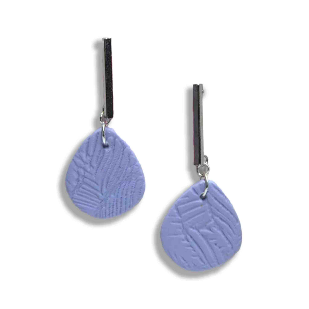 Daydream lavender botanical drop earrings
