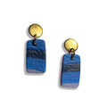 Daydream blue and navy dangle earrings