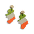 Irish landscape dangle earrings
