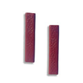 Harvest moon burgundy bar earrings