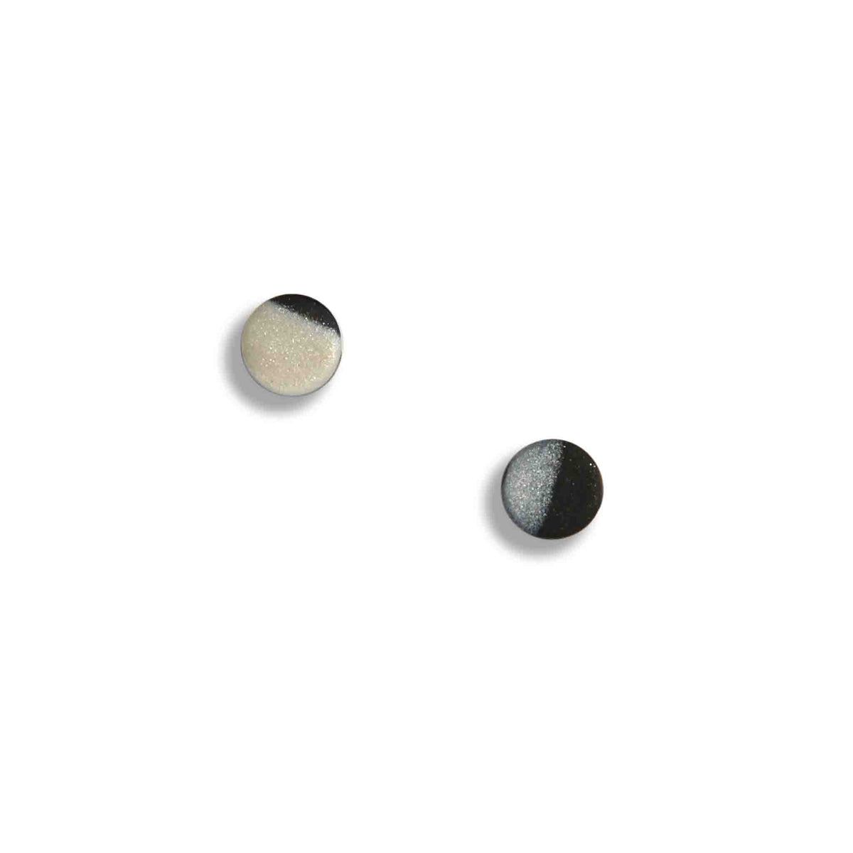 Midnight shimmer stud earrings