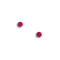 Pink stud earrings